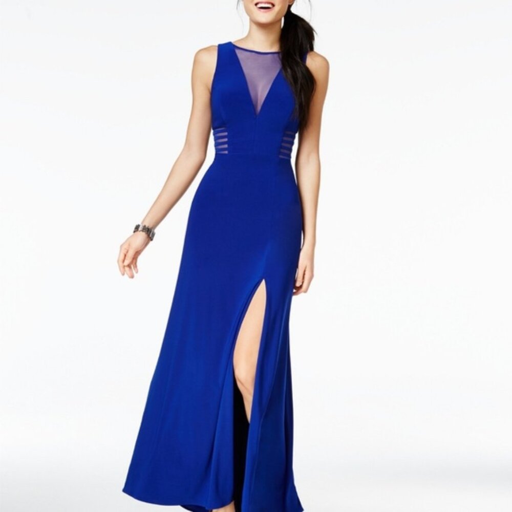 Morgan & Company Royal Blue Gown Size 0